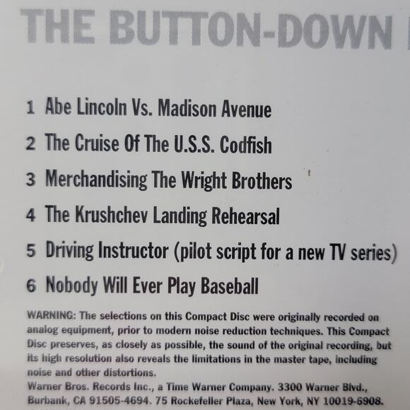 CD The Button-Down Mind Of Bob Newhart - Picture 5 of 5